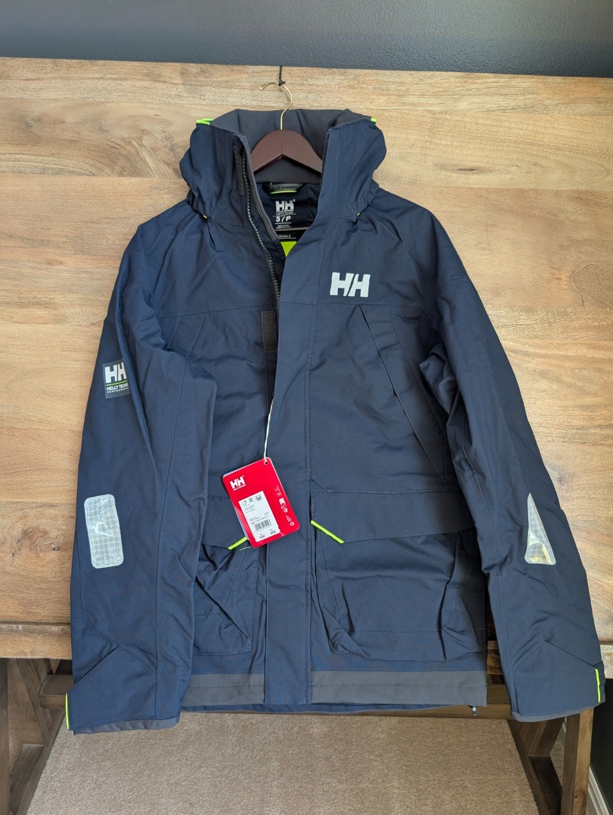 Helly Hansen Pier 3.0 Coastal Sailing Jacket Mens S Navy Blue Regular Zip-Up Nwt